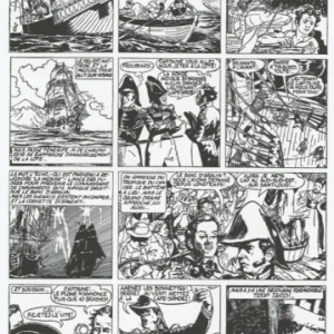 "Le Radeau de la Meduse", une "Belle Histoire de l Oncle Paul", dessine par (c) Rene Follet/Ed. "Dupuis"