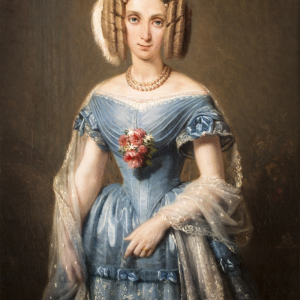« Louise d’Orléans, devenir reine » : « La reine Louise-Marie » (Alexandre Robert/1851) © « Musée BELvue »