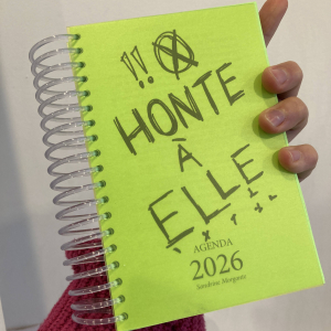Couverture de l'agenda "Honte à Elle" © Sandrine Morgante