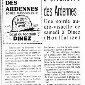 reportage avril 1984. Avenir de Luxembourg