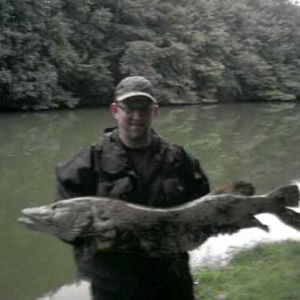 brochet de 1,25m du lac de Bavigne