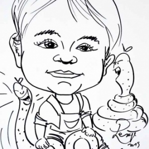 Caricature Jose Michel-4486