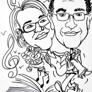 caricature minute mariage