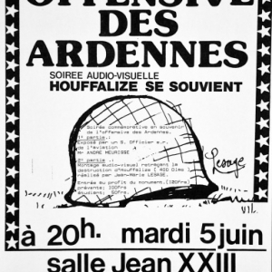 Affiche du 5 juin 1984 pour "Houffalize se souvient"