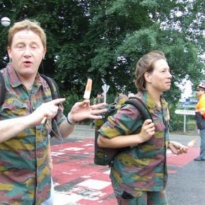 MESA, 2007, Arrivee de la Marche Europeenne du souvenir et de l'amitie a Bastogne