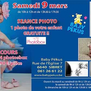 photosbox photo gratuite de votre enfant chez Baby PEKUS