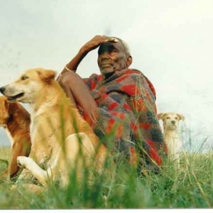 Kenya vieux berger Masai