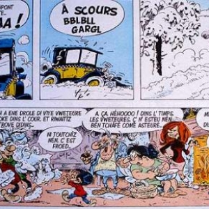 Oufti, Gaston Lagaffe jase wallon-video 01