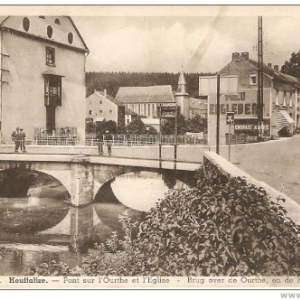 Houffalize - Le pont de la route de Liege (avant l'Offensive)