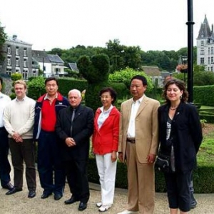 Délégation chinoise accueillie au Parc des Topiaires 