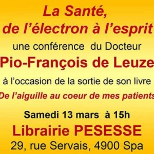 Conference du docteur Pio-Francois de Leuze