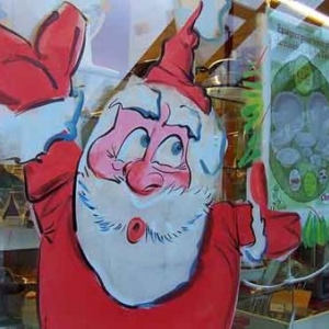 Peinture sur vitrine pour Noel-7316