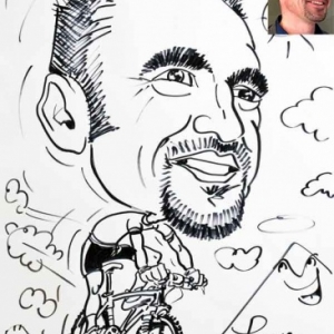 Animation caricature Frederic en VTT