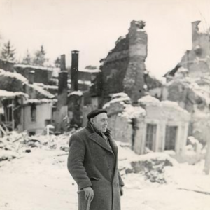 Houffalize 1944 1945 hotel des poste Place du Roi Albert