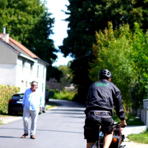 Une jeune entreprise bruxelloise d'entretien de chaudières à vélo !