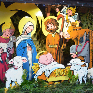 dessin ,creche de noel