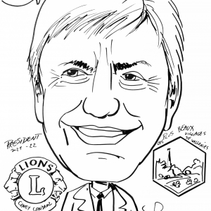 Alain Collin, caricature