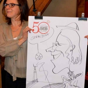 Caricature 50 years groupe SEB Belgium