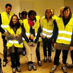 visite du centre de distribution LIDL de Genk par le CEFA de Bastogne