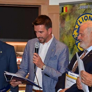 Les 3 nouveaux membres, Lions Club Ciney Condroz