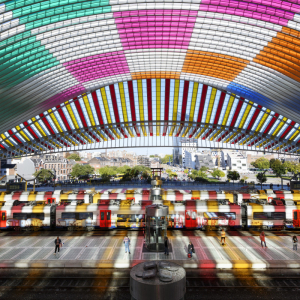 daniel buren | liège-guillemins