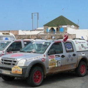Arrivee du Rallye Aicha des Gazelles 2008 a Essaouira