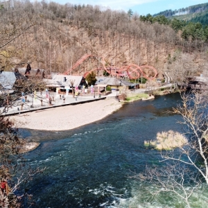 Le parc Plopsa Coo désert ( photo F. Detry )