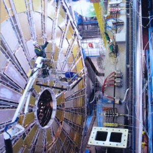 Le CERN ( frontière franco - suisse / photo : F. Detry )