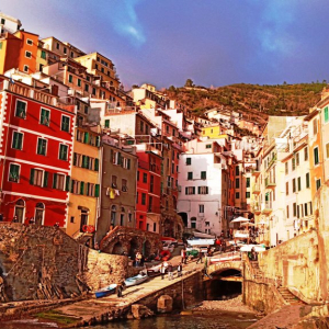 Noël à Riomaggiore ( photo : F. Detry )
