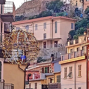 Noël à Riomaggiore ( photo : F. Detry )