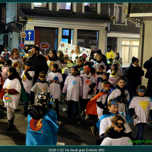 1er jeudi gras : sortie des enfants ( photo : D. Dosquet )