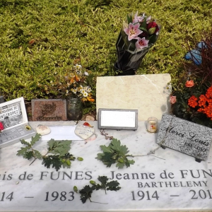 Au cimetière de Cellier ( photo Detry )