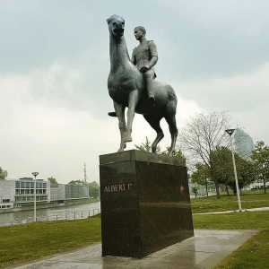 Statue du Roi Albert 1er à Liège