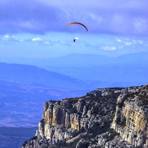 Parapente dans les terres de Lérida