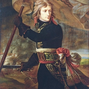 Bonaparte au pont d'Arcole. Dans son Essai général de Tactique, le général de Guibert avait prédit qu'un homme mettrait en pratique ses théories militaires. Cet homme, ce sera Napoléon