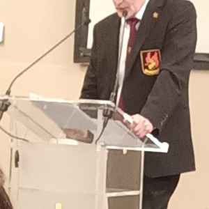 Intervention du Président, Jacques Remy-Paquay ( Photo F. Detry  )