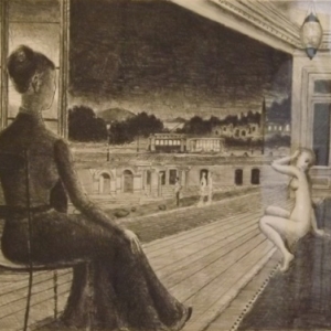 " Devant la ville " ( Paul DELVAUX )