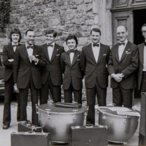 Sylvain avec l'ensemble de cuivres Brass Vuluntary ( Photo Alain Pothen )