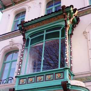 Art nouveau à Spa ( photo : F. Detry )