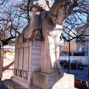 Le monument en hommage au Maréchal Foch  ( photo : F. Detry )