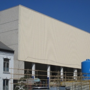 Facade du chantier au 24.04.2015