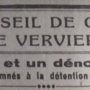 Travail des tribunaux apres la guerre