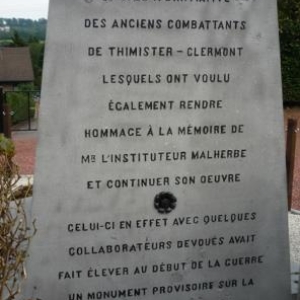 Le mausolee au cimetiere de Thimister