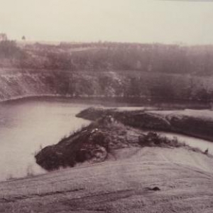 Ce panorama a ete pris du pont de Haelen vers l'aval du barrage