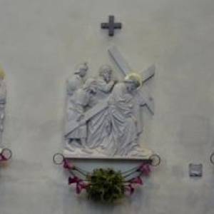 La Cathedrale embellie par la delegation de Tirlemont - Tienen