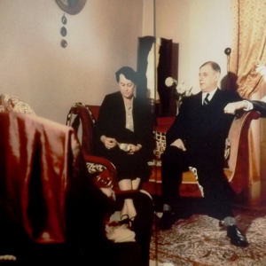 De Gaulle et son épouse ( photo : F.Detry )