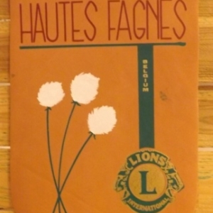 Le fanion du Lions Club des Hautes - Fagnes ou figurent des linaigrettes