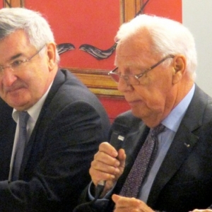 M. le Ministre Colin et M. Rene Schyns
