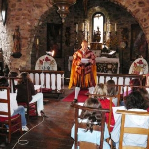 Initiation chorale dans la chapelle