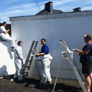 Le Foyer Malmedien : peinture de garages
